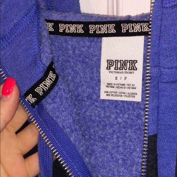 VS PINK FLEECE SWEATSHIRT - Picture 4 of 6